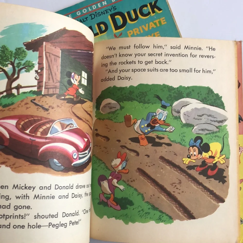 Golden books Old Little Golden Books Walt Disney Uncle Scrooge The Lemon